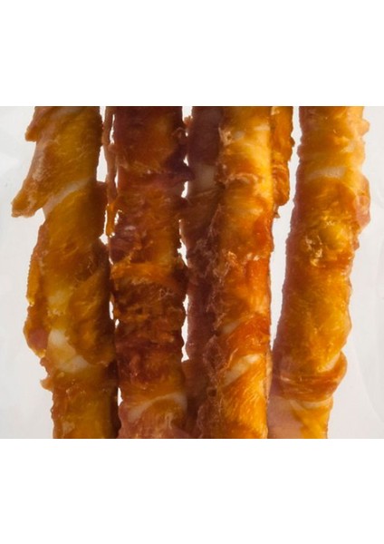 Chicky Twist - Taze Tavuk Eti Kaplı Çiğneme Çubukları - 10 Adet - 90 gr fırsatları