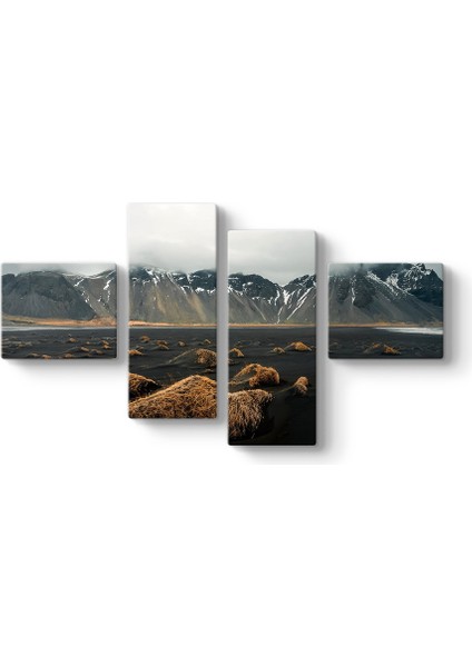 Izlanda Vestrahorn Dağı Tablosu