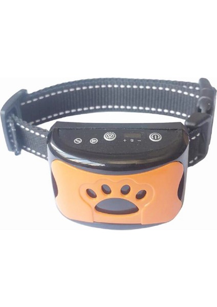 Havlama Engelleyici Köpek Eğitim Tasması Şarjlı 35X54 cm Turuncu