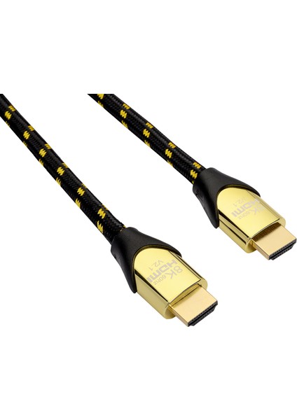 8K60 1.5 Metre HDMI 2.1 48 Gbps 8k Ultra Hd Premium Sertifikalı 8k 60Hz 4320P 4K 120Hz 2160P 26 Awg D-Hdr Hdcp 2.3 Earc Destekli 48 Gbps Ultra Yüksek Çözünürlüklü HDMI 2.1 Görüntü Kablosu 8K6015