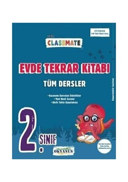 2. Sınıf Classmate Tüm Dersler Evde Tekrar