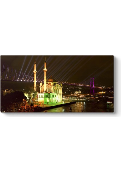 Ortaköy Camii Gece Tablo