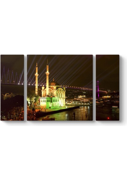 Ortaköy Camii Gece Tablo
