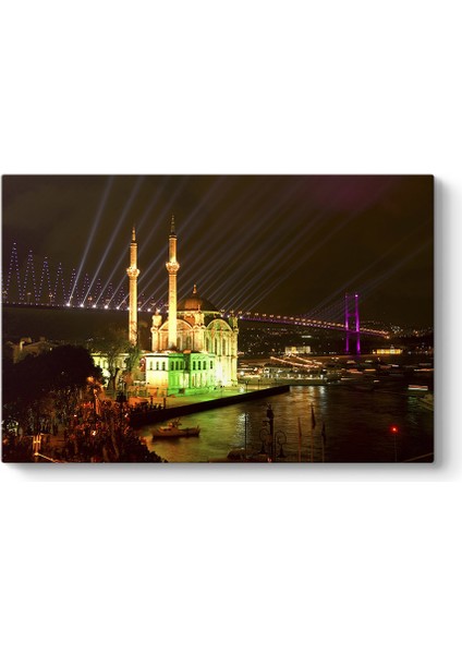 Ortaköy Camii Gece Tablo