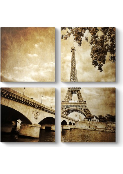 Vintage Paris Tablosu