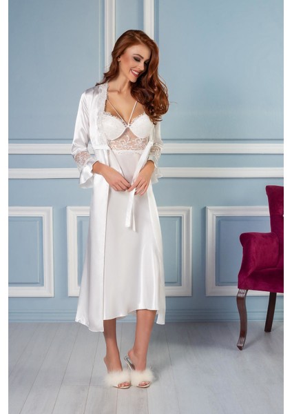 Saten Altılı Çeyiz Seti - 6025 modelleri