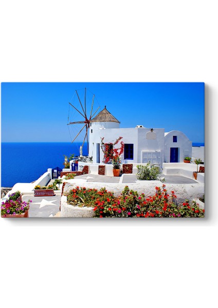 Santorini Değirmen Tablosu