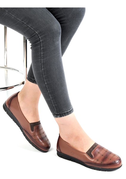 65.352 Taba Jel Taban Günlük Kadın Babet Ayakkabı