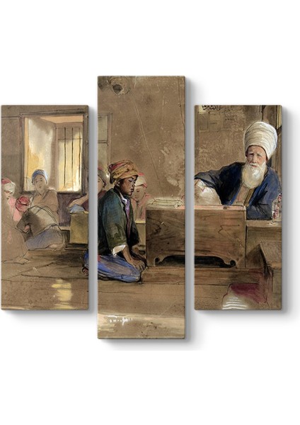 Kuran-I Kerim Okuyan Çocuk Tablosu