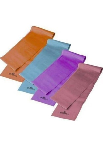 Pılates Bantı Mix Unisex Direnç Ekipmanları ve Lastikler SLB15