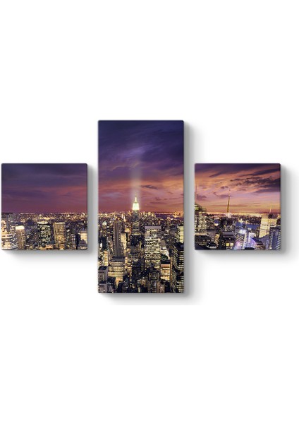 Skyline 3 Parçalı Tablo