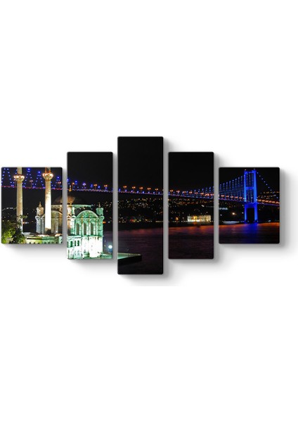 Büyük Mecidiye Camii 5 Parçalı Tablo