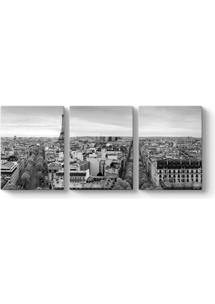 Paris Panorama Manzara Tablosu