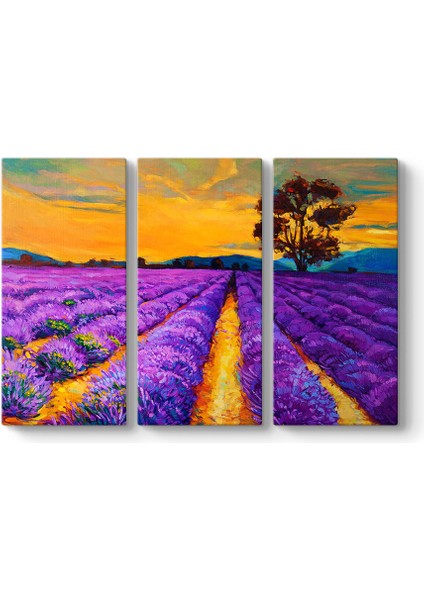 Lavantalar Yağlıboya Tablo