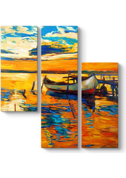 Eski Iskele Yağlıboya Tablo