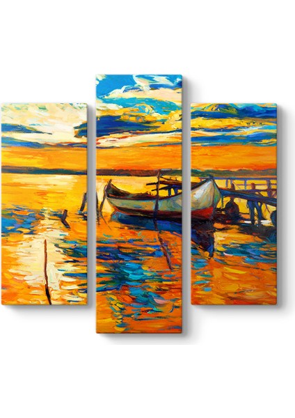 Eski Iskele Yağlıboya Tablo