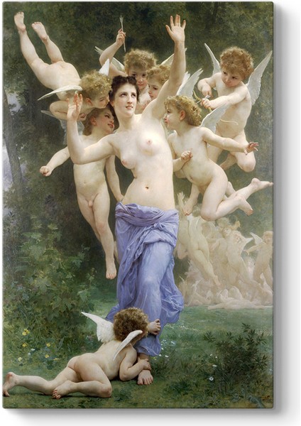 William Adolphe Bouguereau - Kalbin Uyanışı Tablosu