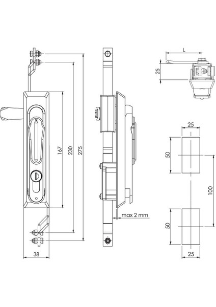 Kollu Kilit (Euro Key 1333)