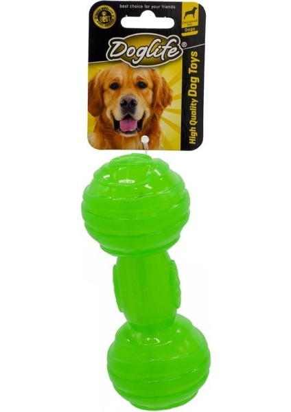 202269 Köpekler İçin Kauçuk Dumbell Oyuncak Vinly