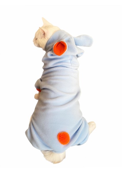 Bon Bunny Blue Kulaklı Kedi Tulumu,kıyafeti fırsatları