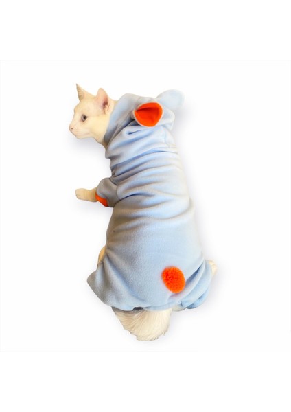 Bon Bunny Blue Kulaklı Kedi Tulumu,kıyafeti indirimleri