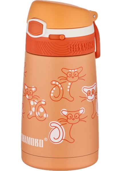 Fiftyfifty Çocuk 350 ml Pipetli Paslanmaz Çelik Termos Bpa Içermez 7 Renk