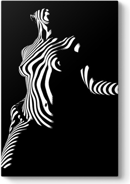 Zebra Pattern Women Tablo