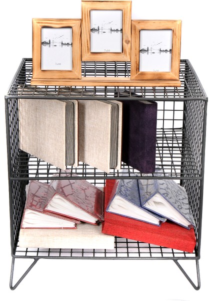 Yan Sehpa Iki Gözlü Grid Iskandinav Komidin fiyatları