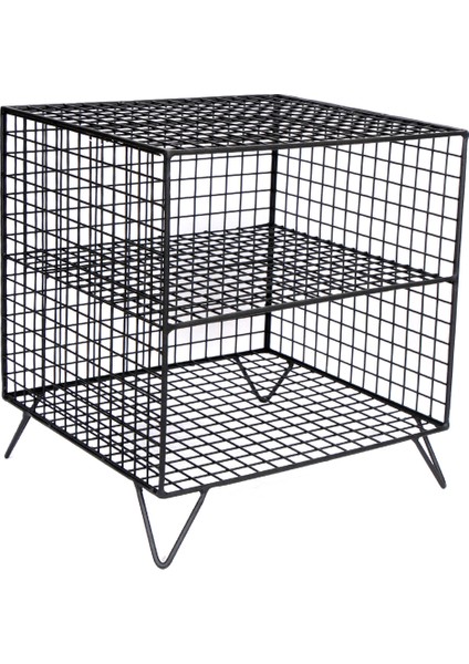 Yan Sehpa Iki Gözlü Grid Iskandinav Komidin fırsatları