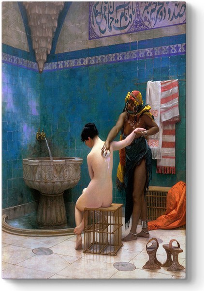 Jean Leon Gerome - Fas Hamamı Tablosu