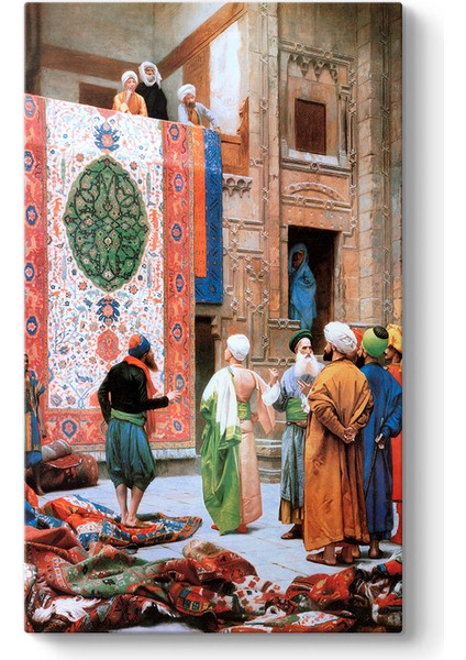 Jean Leon Gerome - Halı Tüccarı Tablosu