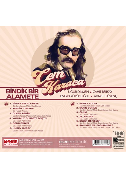 Cem Karaca - Bindik Bir Alamete (Plak)