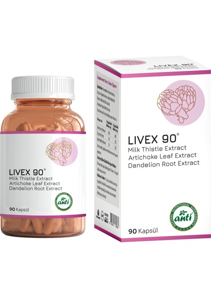 Livex 90® Enginar Ekstresi & Deve Dikeni Ekstresi & Dandelion Ekstresi