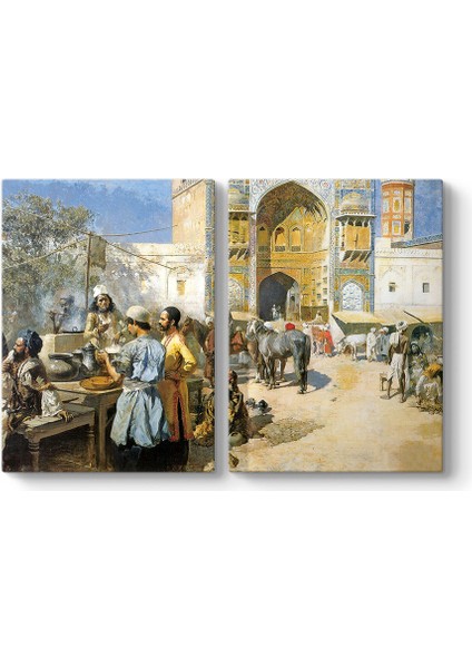 Oryantal Bazar Tablosu