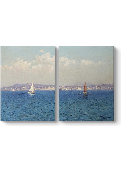 Fausto Zonaro - Fransız Rivierası Tablosu