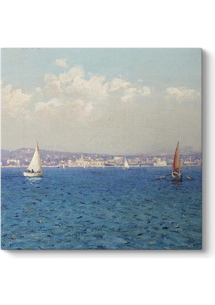 Fausto Zonaro - Fransız Rivierası Tablosu