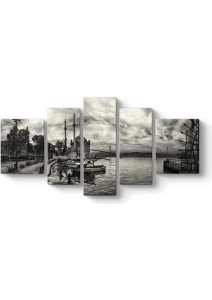 Ortaköy Camii Siyah Beyaz Tablosu