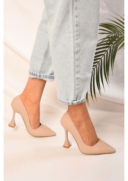 Kadin Ten Cilt Klasik Topuklu Ayakkabi fiyatları
