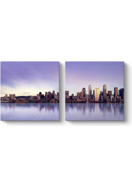 Seattle Washington Panorama Tablo