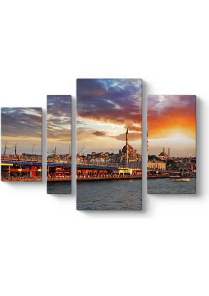 Galata Köprüsü ve Yeni Camii Tablosu