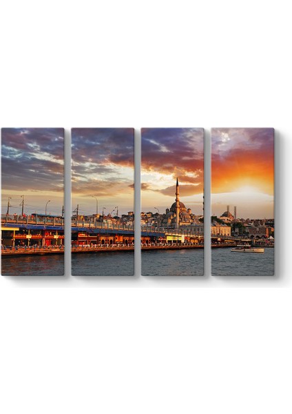 Galata Köprüsü ve Yeni Camii Tablosu