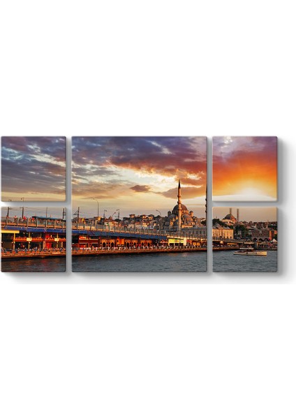 Galata Köprüsü ve Yeni Camii Tablosu