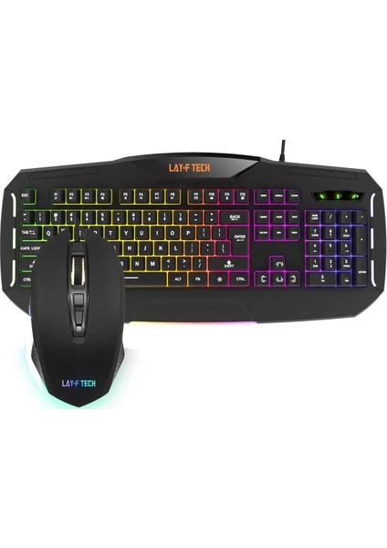 SC790-SC128/A RGB 88 Farklı Işıklı Oyuncu Klavye + Mouse