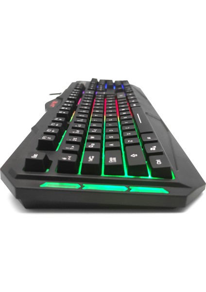 SC901-SC128/A RGB 88 Farklı Işıklı Oyuncu Klavye + Mouse