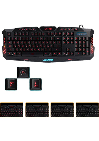 J30 Gaming RGB Işıklı Multimedya Klavye