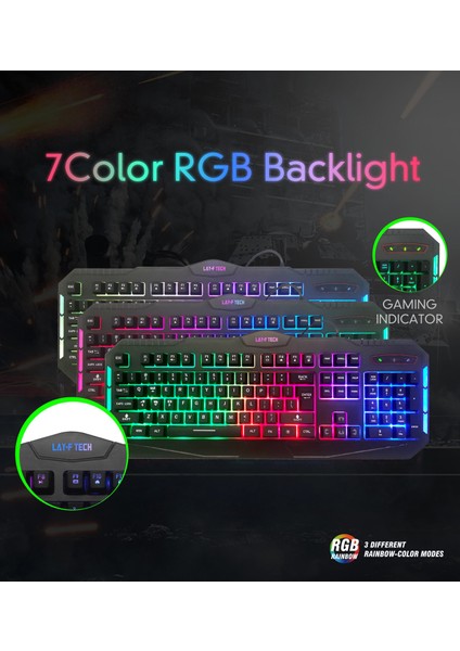 SC901 RGB Gökkuşağı Klavye