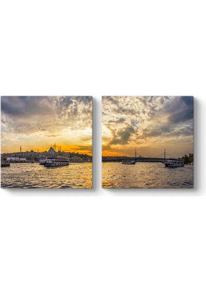 Istanbul Köprüsü Manzara Tablosu