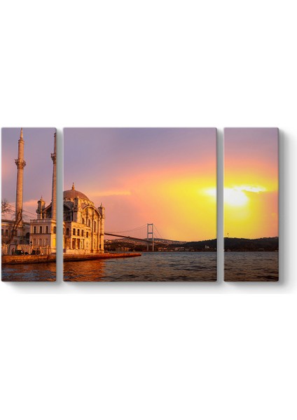 Ortaköy Camii Gün Batımı Tablo