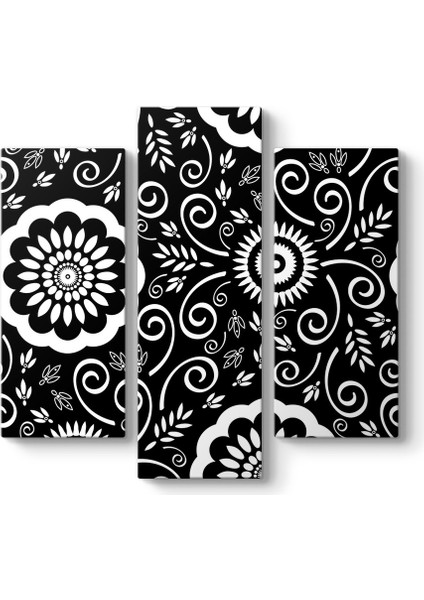Black And White Pattern Tablosu