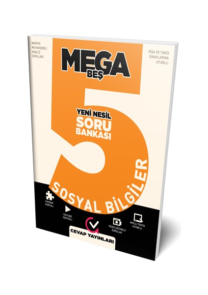 5.Sınıf Mega 5 Sosyal Bilgiler Soru Bankası